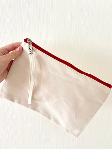 Red Zip Pouch